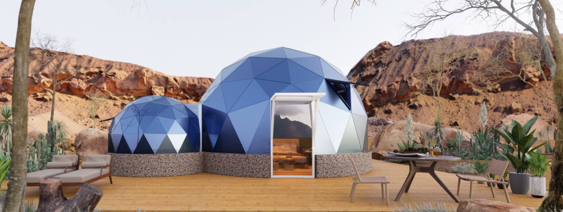 峰峰矿区球形智能光伏玻璃星空房